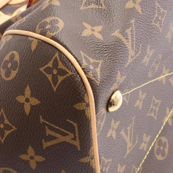 LOUIS VUITTON Authentic Brown Monogram Leather Bag - Picture 9 of 10